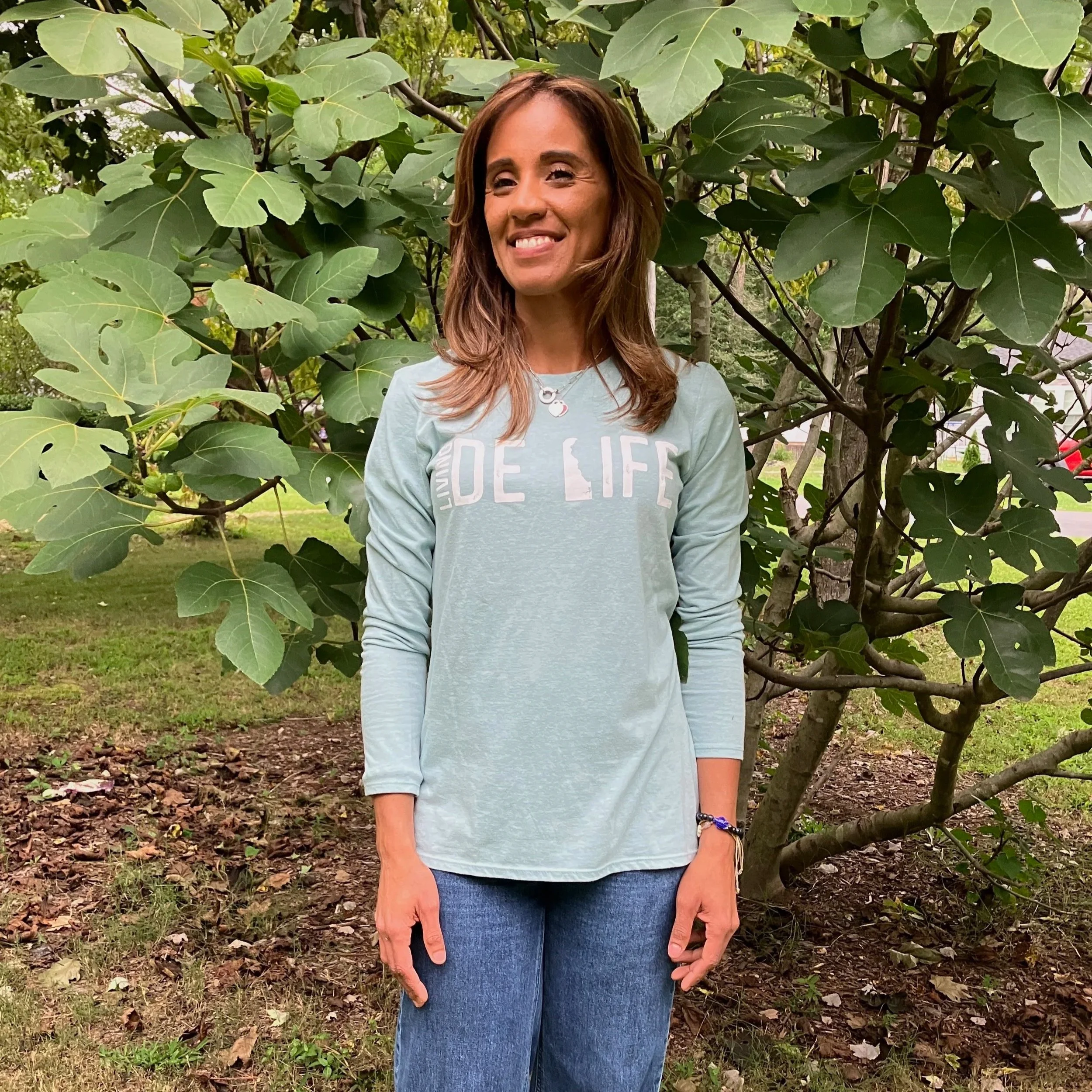 Living DE Life Women's Long Sleeve Tee