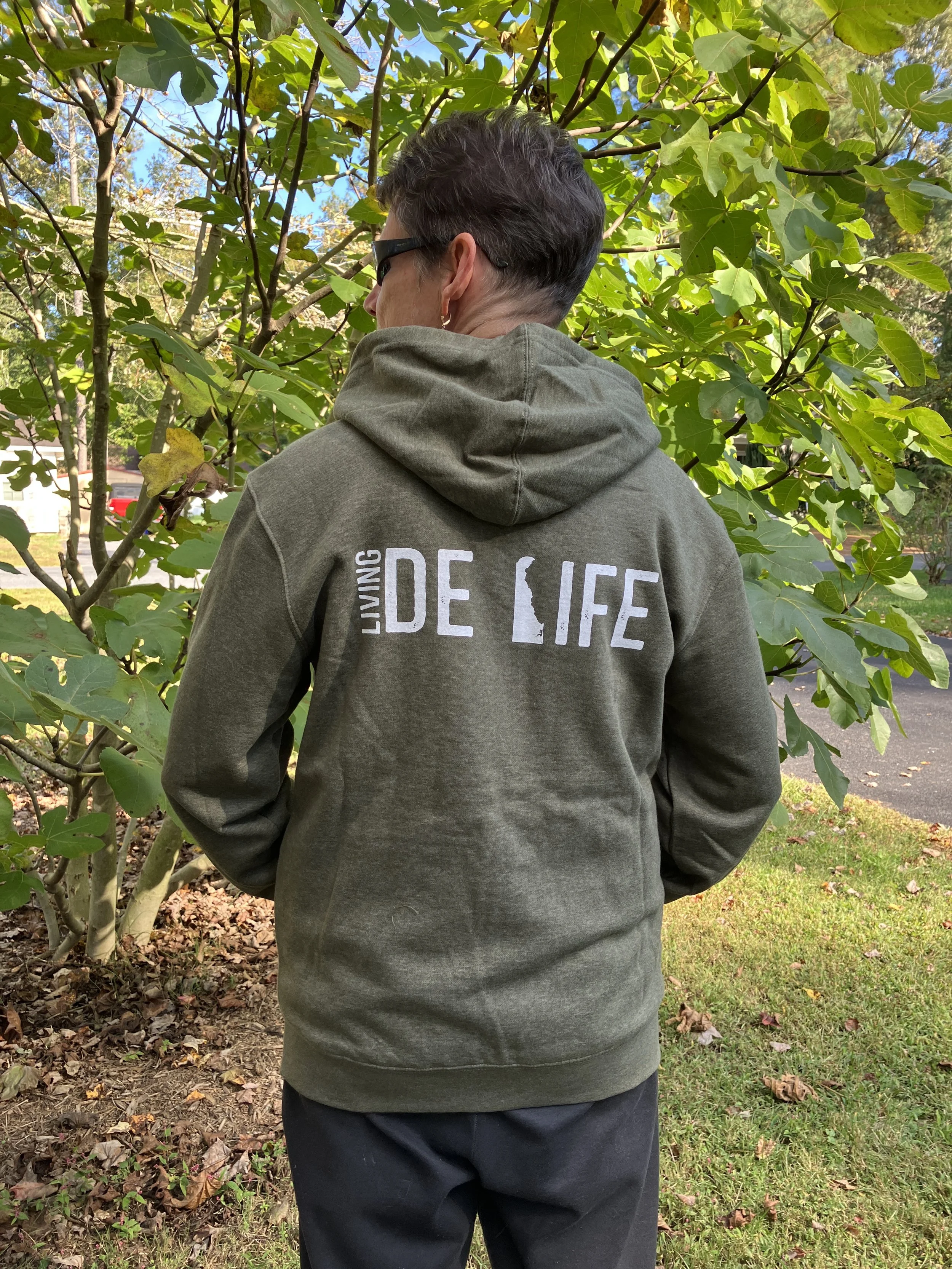 Living DE Life Full Zip Hoodie