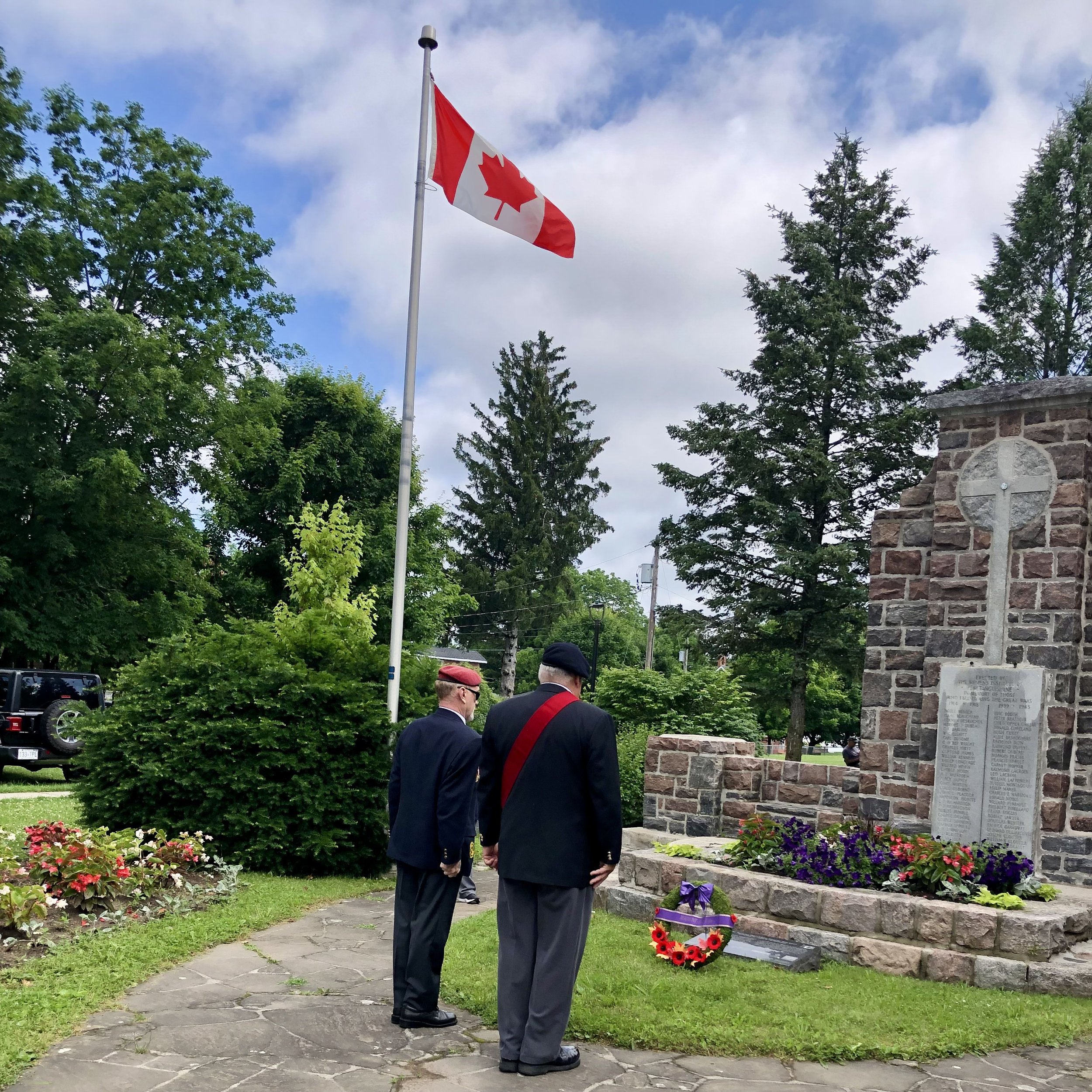 July 1, 2025 - Wreath in solemn remembrance of the Battle of Beaumont-Hamel honouring the brave souls of the Royal Newfoundland Regiment who fell on July 1, 1916.