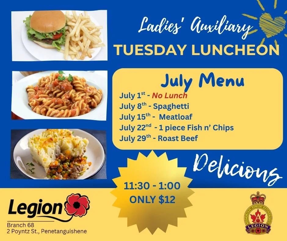 Ladies’ Auxiliary Weekly Lunch