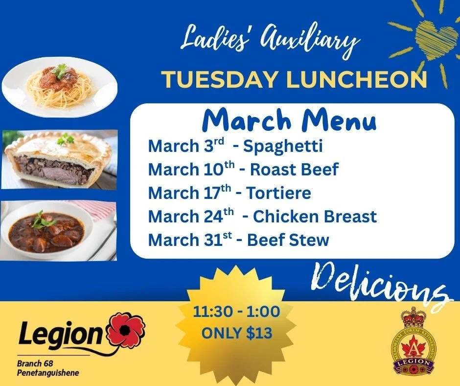 Ladies’ Auxiliary Weekly Lunch