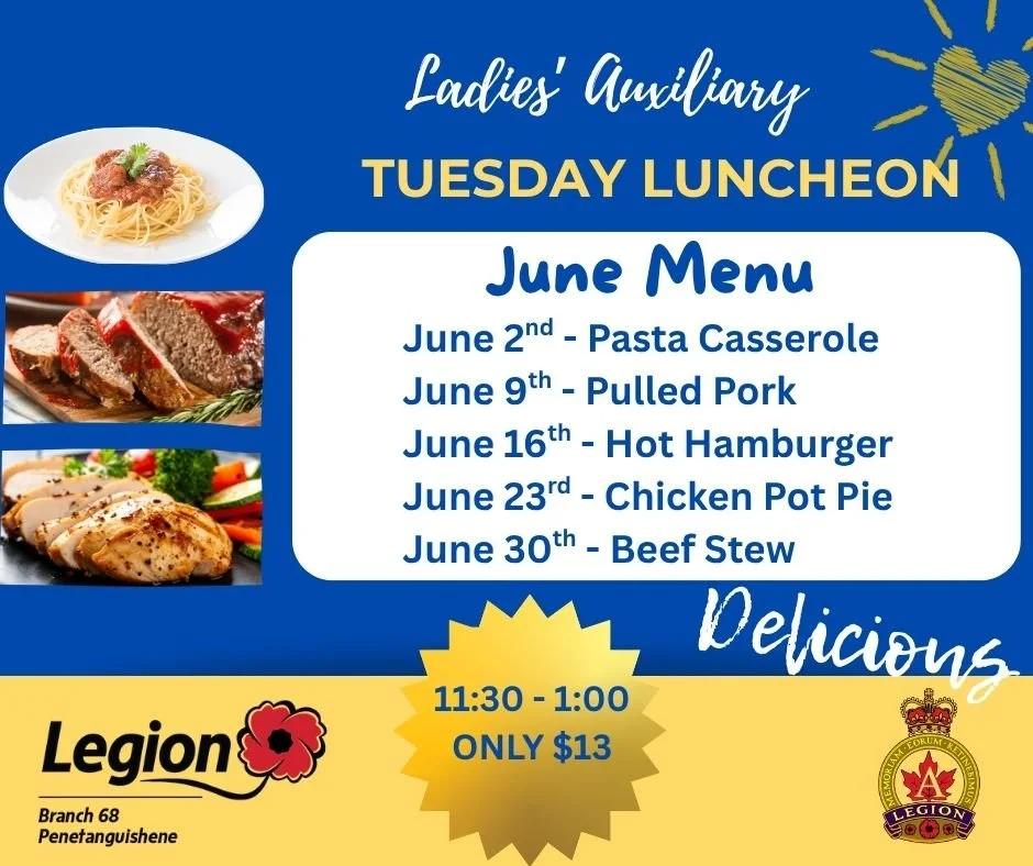 Ladies’ Auxiliary Weekly Lunch