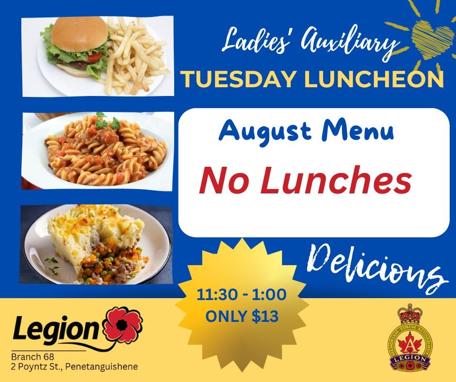 Ladies’ Auxiliary Weekly Lunch