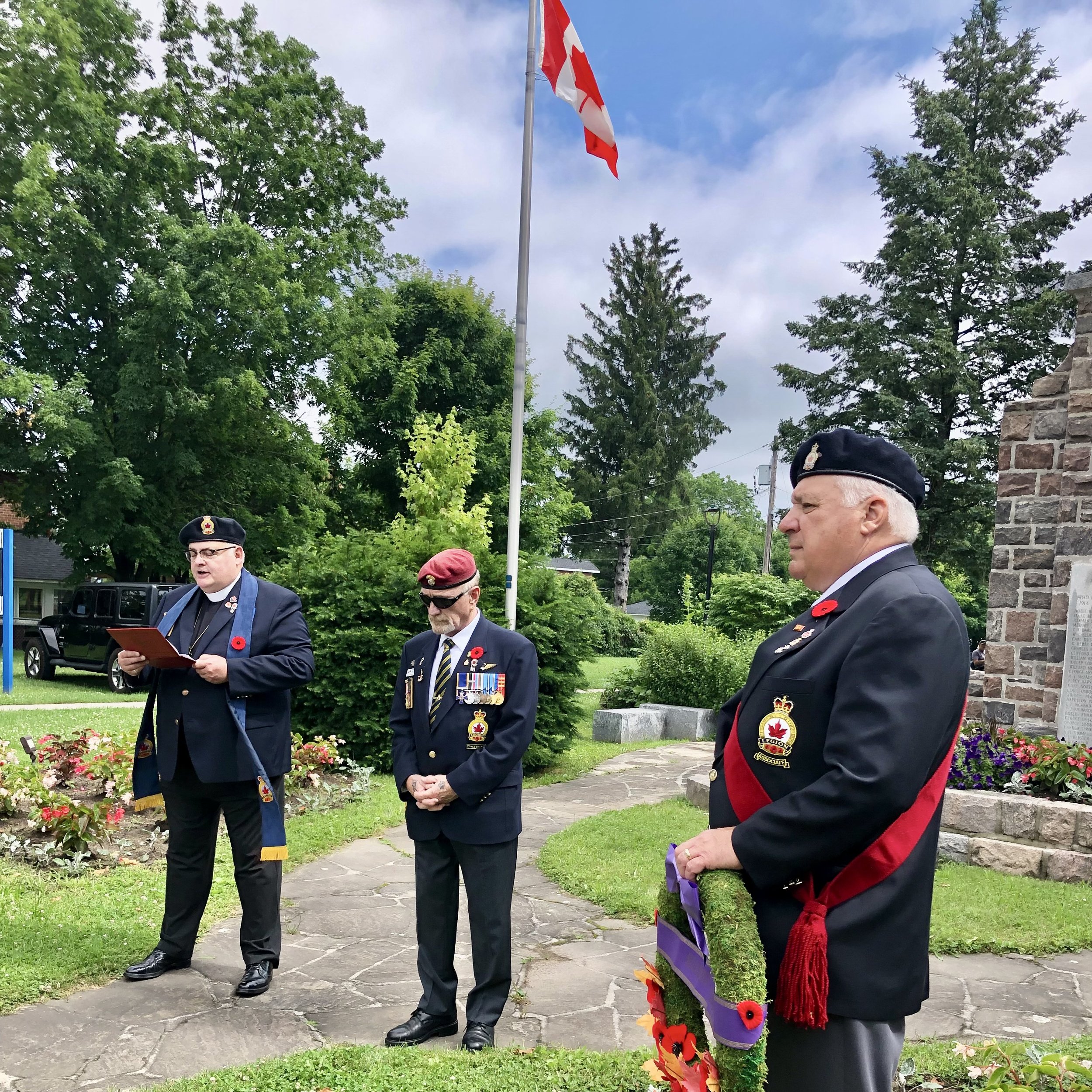 July 1, 2025 - Wreath in solemn remembrance of the Battle of Beaumont-Hamel honouring the brave souls of the Royal Newfoundland Regiment who fell on July 1, 1916.