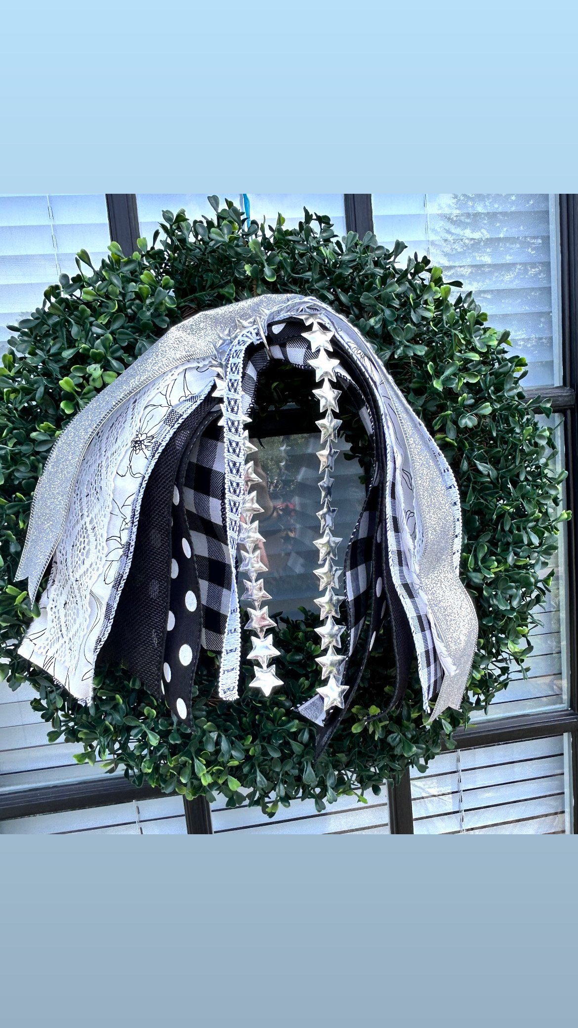 BLACK WHITE Wreath Ribbon Set, Ribbon Bundle, Home Décor, Ribbon Sets, Ribbon Trim, Ribbon Bundle for Wreaths, Coffee Filter Wreath Ribbons