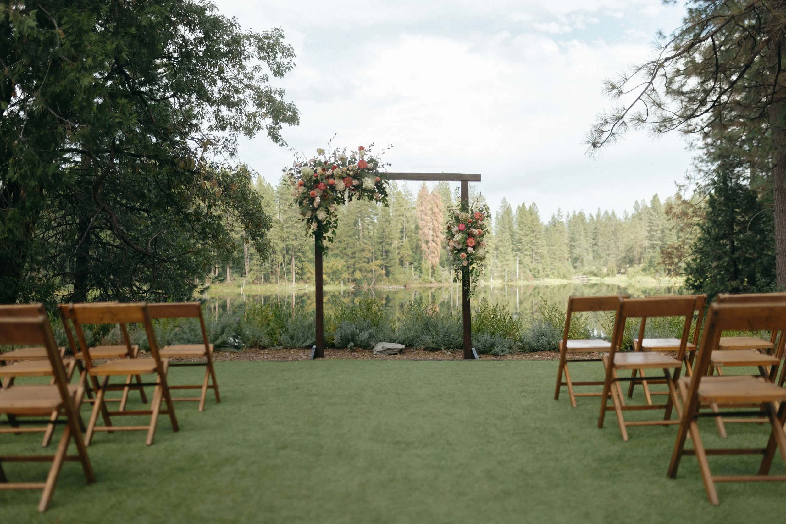 Outdoor Wedding Ceremony Design Ideas — The Lake and Wood