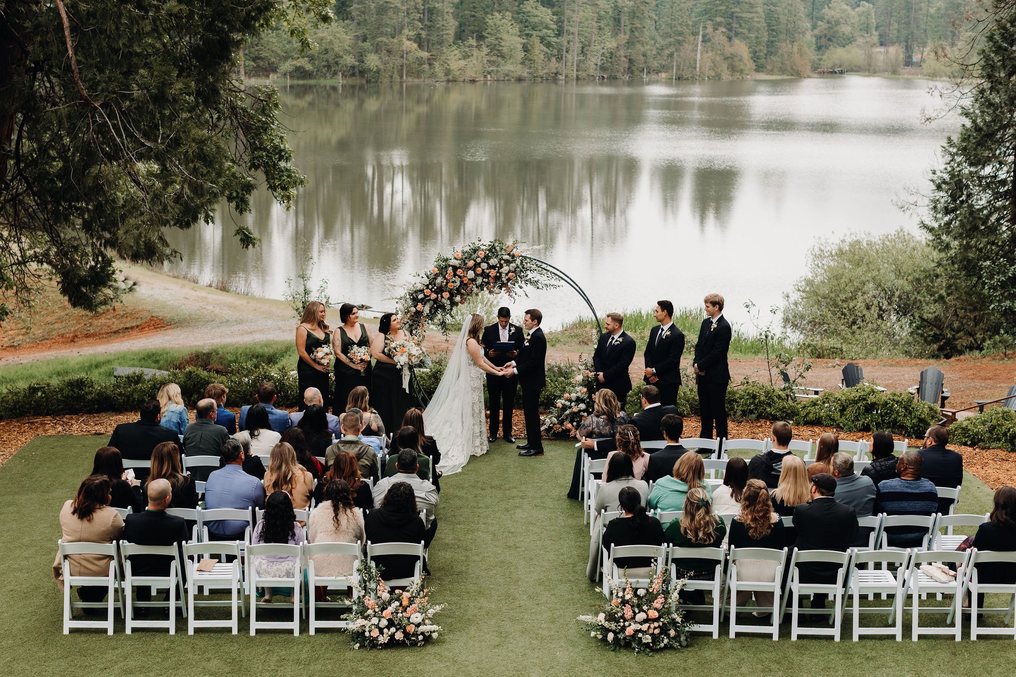 wedding venue in the woods