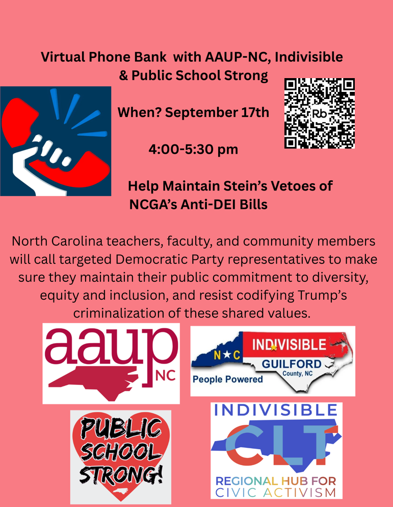 Virtual DEI Phone Bank to Protect the Veto