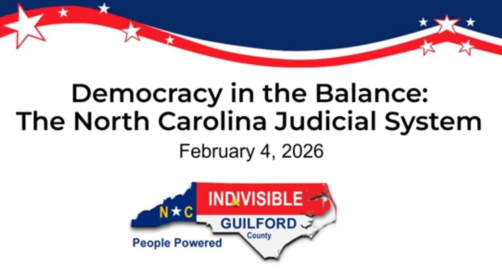 Democracy in the Balance Event