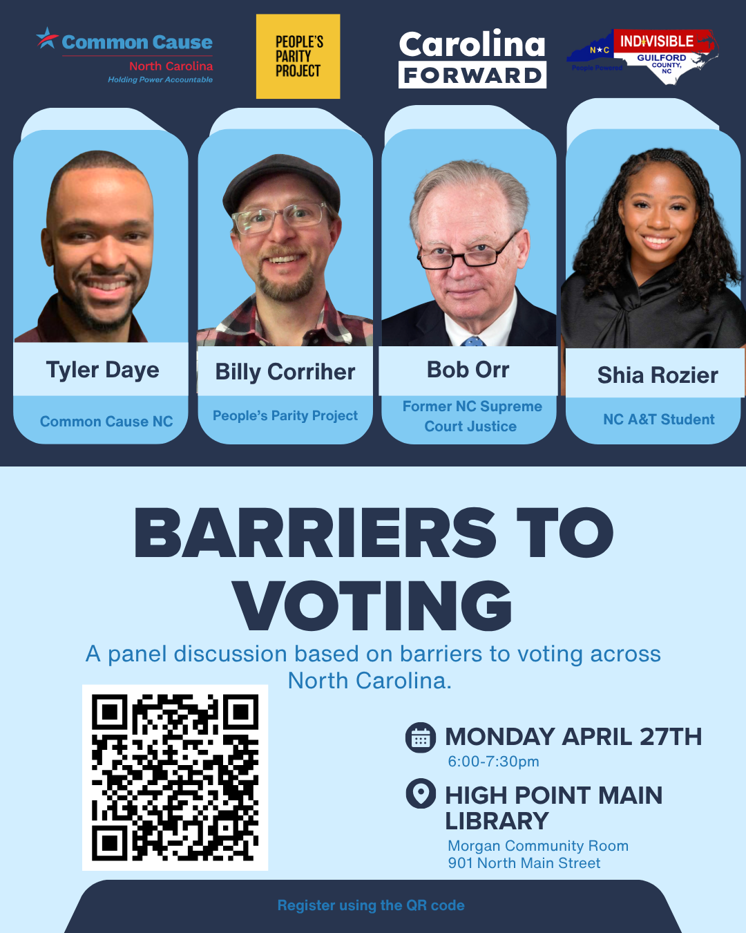 Barriers to Voting - A Panel Discussion