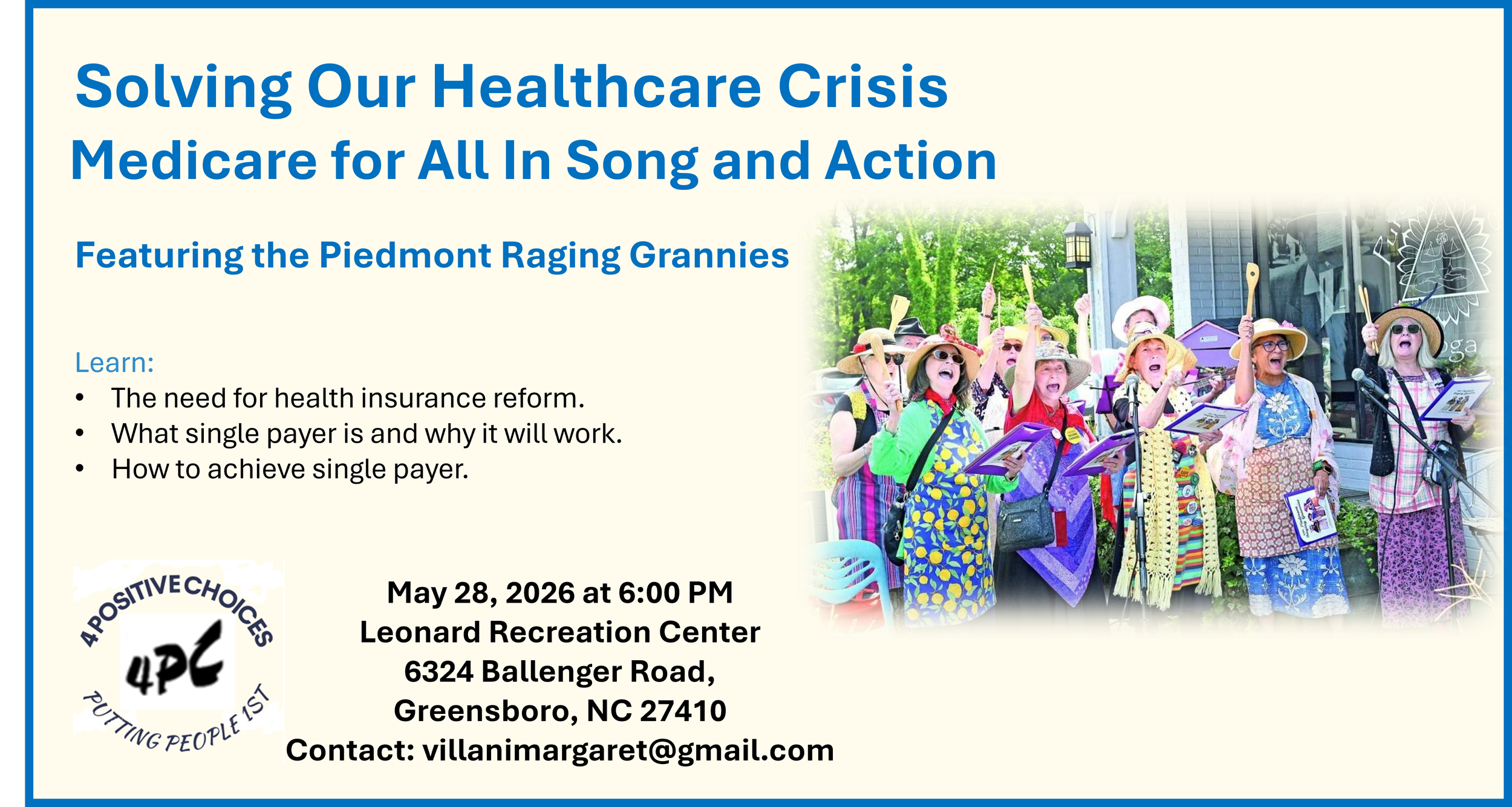 Medicare for All - In Song and In Action