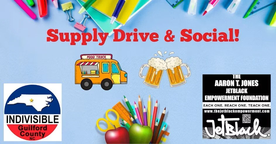 Back to School Supply Drive and Social