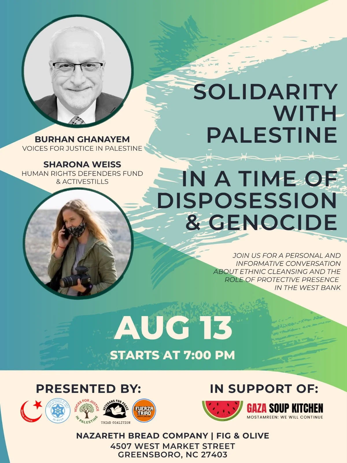 Solidarity with Palestine in a time of Dispossession and Genocide