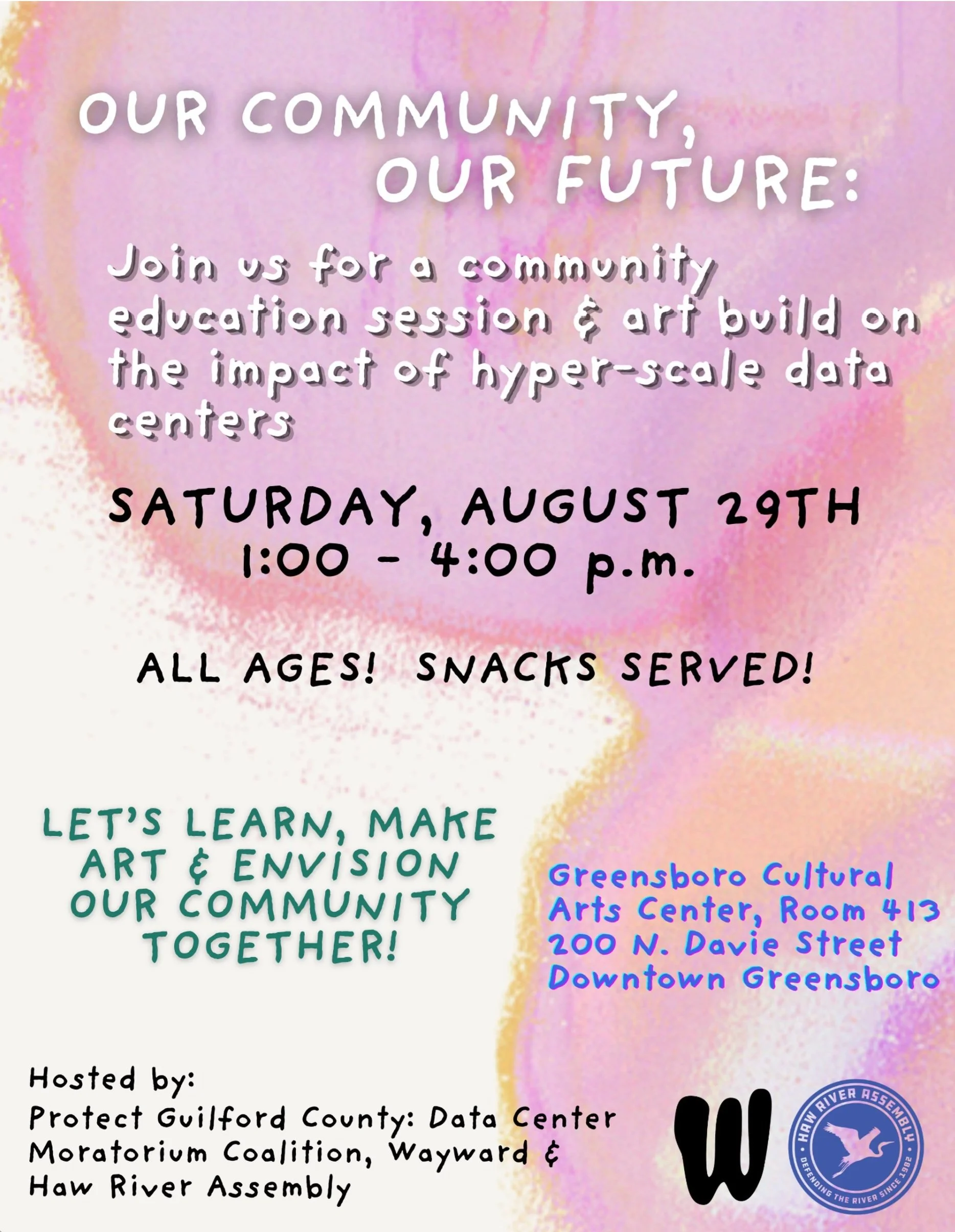 Our Community, Our Future: Data center Education and Art Build