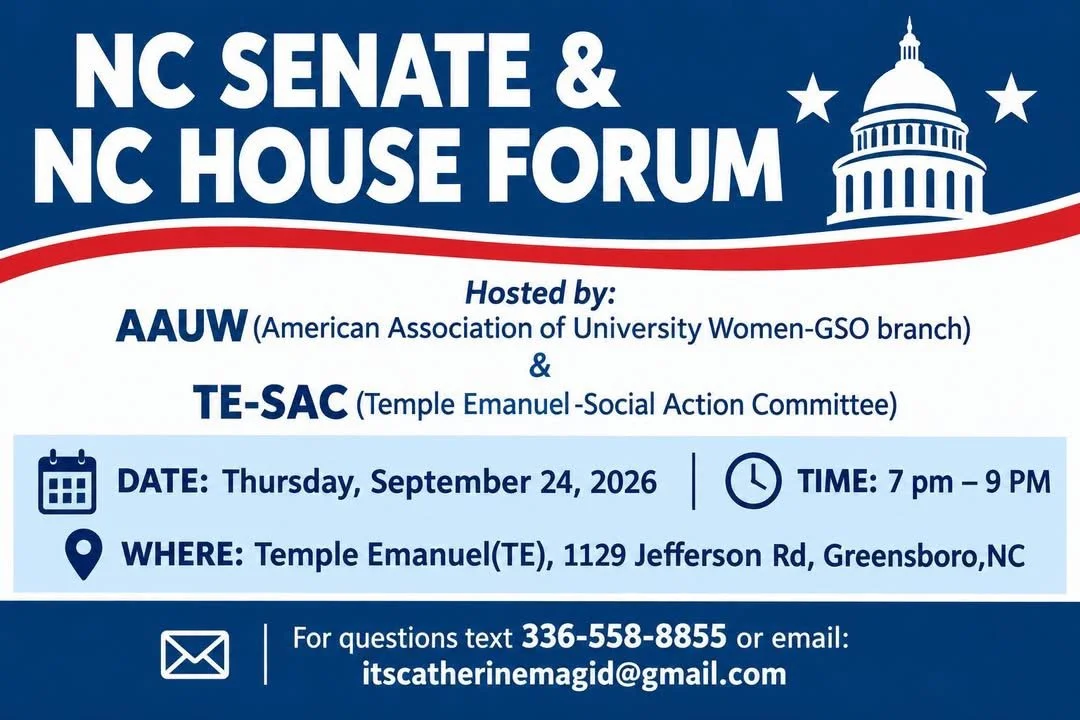 NC Senate & NC House Candidate Forum