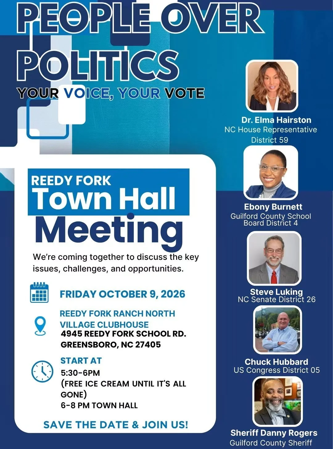 Reedy Fork Town Hall Meeting