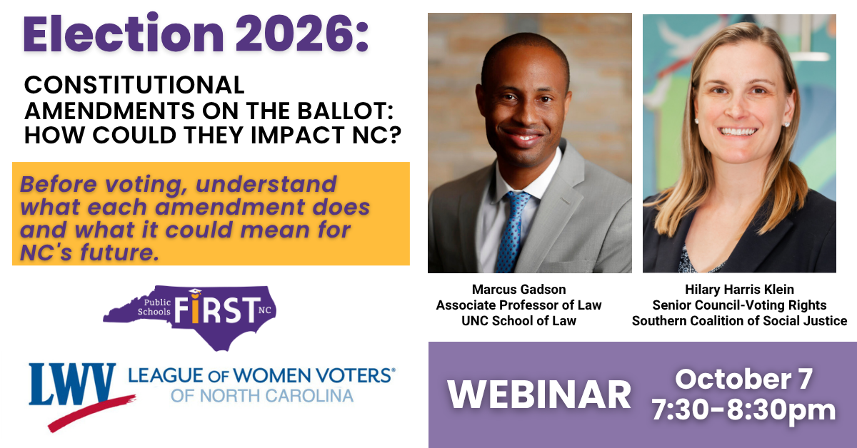 Constitutional Amendments on the Ballot: How Could They Impact North Carolina?
