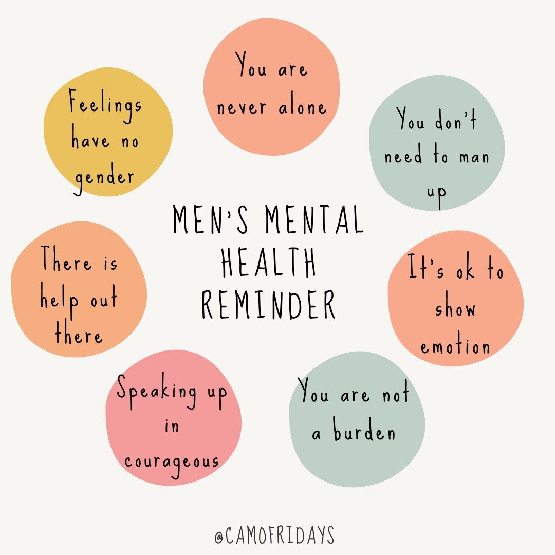 Let's challenge outdated stereotypes and support men in prioritizing their mental health.