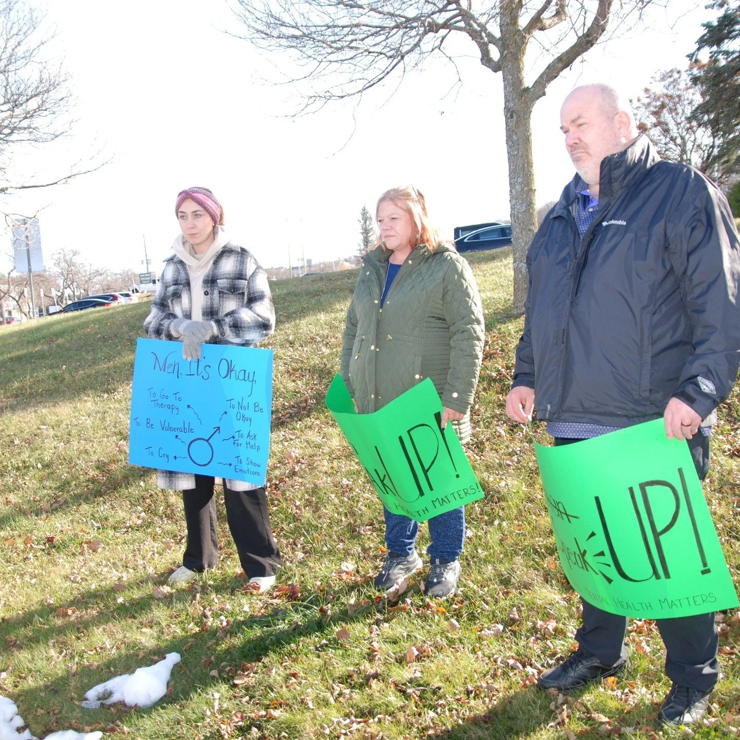 This afternoon, we were honoured to join Larry&rsquo;s Place Fresh Start for Men for their annual Walk for Men&rsquo;s Mental Health Awareness. The walk began at Elliot Lake City Hall and finished at the Counselling Centre of East Algoma, where we ho