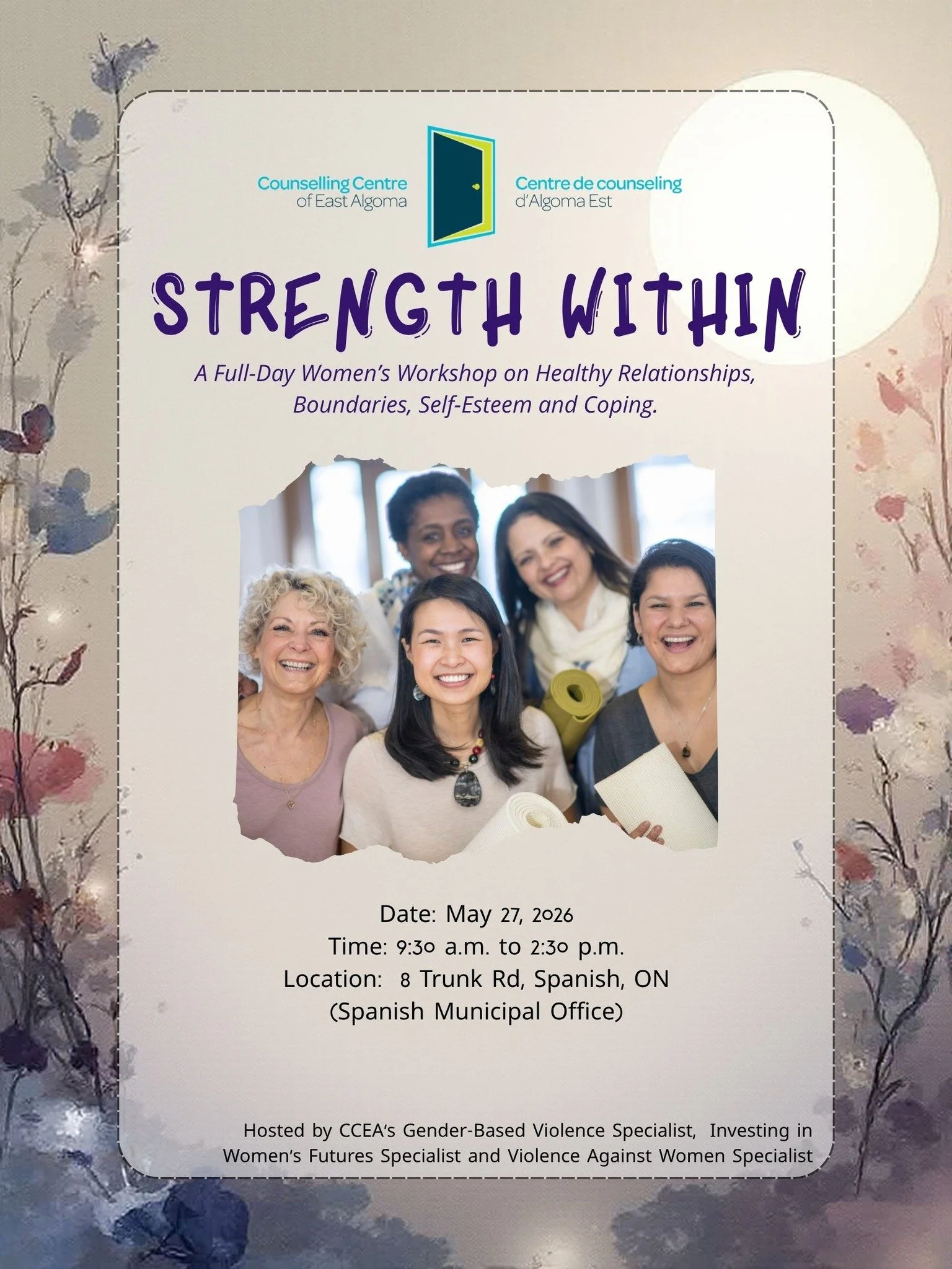 Enhance Your Personal Growth: Join our Women's Wellness Workshop in Spanish, ON and explore a secure, empowering environment to cultivate healthy relationships, establish boundaries, and boost your self-assurance! https://www.counsellingcentre.org/cc