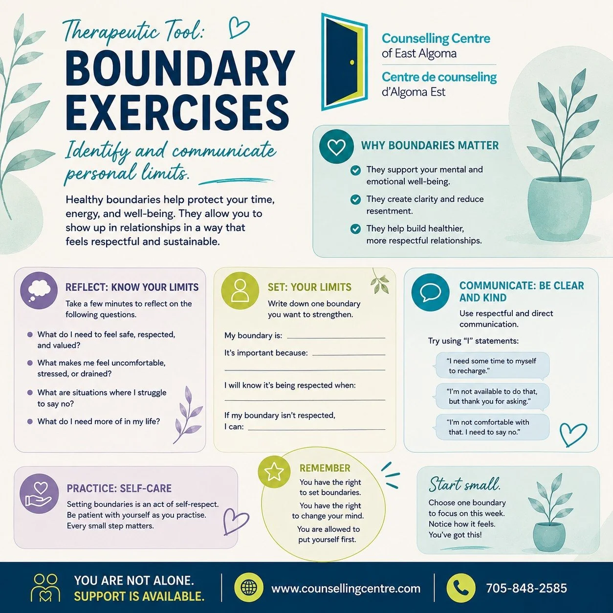 TOOLS YOUR THERAPIST MAY INTRODUCE: Therapy often includes practical tools you can use between sessions and in everyday life to help you understand yourself, manage difficult moments, and practice new skills.