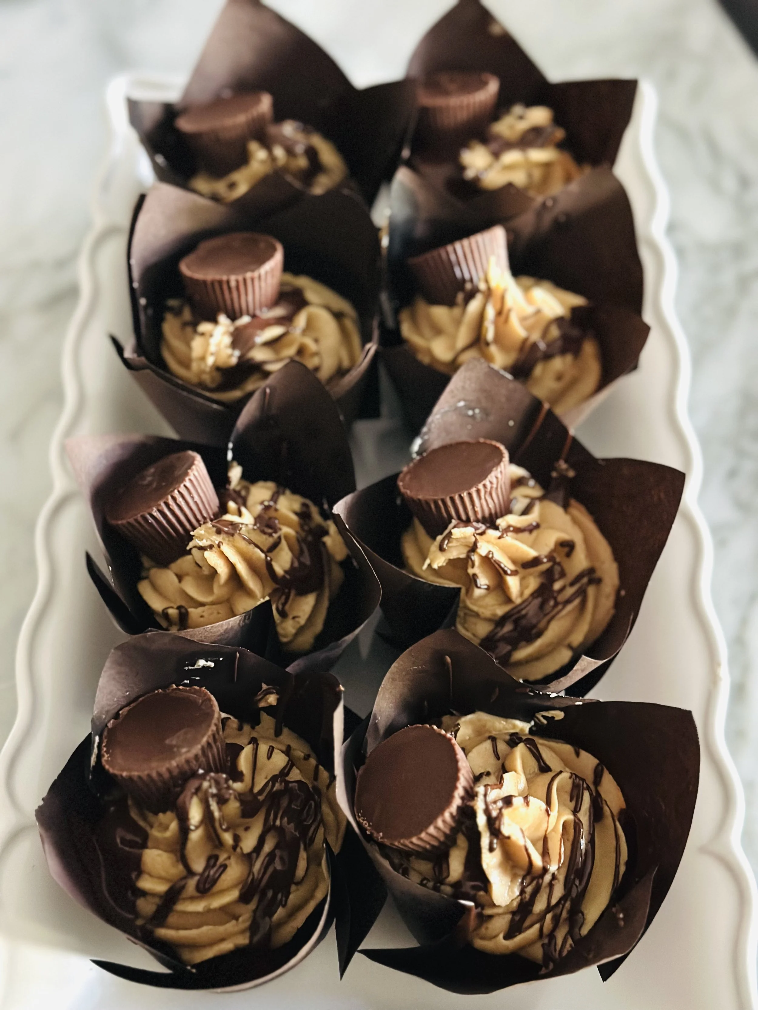 NEW! Gluten-Free Chocolate Peanut Butter Cupcakes