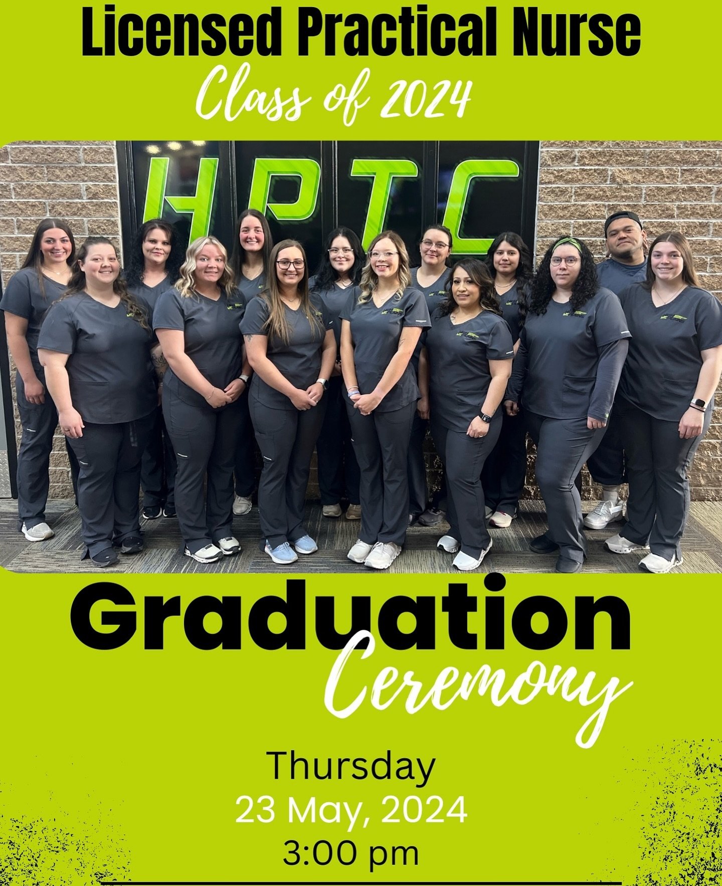 As Nurses Week continues, we look forward to celebrating the graduation of our 2024 Licensed Practical Nursing Class on May 23rd!

Applications for the upcoming LPN class starting in August are still open for submission. The deadline for applications