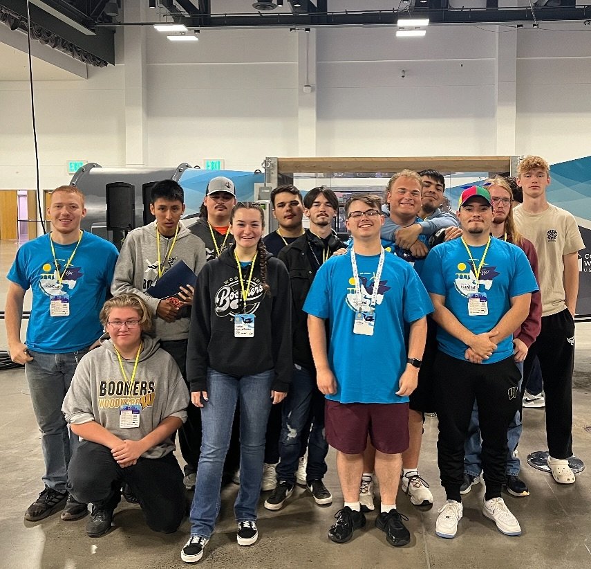 HPTC Assistant Superintendent, Taylor Burnett, is attending the Windpower Conference in Minneapolis and ran into the Woodward High School students who are competing in the Kid Wind Challenge.

HPTC Multimedia student Zachary Snider is participating w
