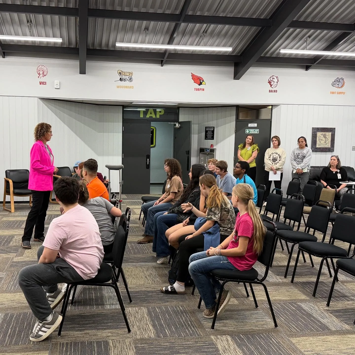 Yesterday, we held our inaugural TAP (Technical Applications Program) Club meeting for Beaver County TAP students! 🎉

Our guest industry speakers included representatives from Beaver County Memorial Hospital, Beaver County EMS, the Oklahoma Highway 