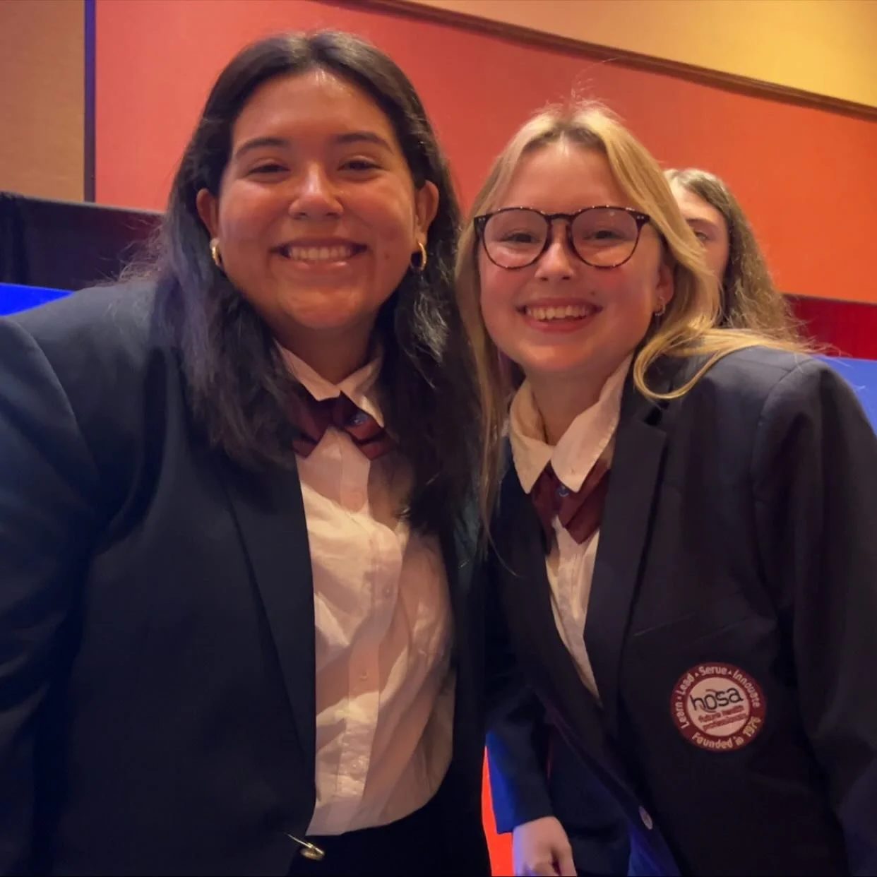 🎉 Exciting news!
Lillie Lewis and Camilla Corona, Health Careers students, are newly elected HOSA State Officers!

Also pictured with Lillie and Camilla is Corbin Cansler, a former HPTC student from last year and HOSA SW Region Vice President.

We a