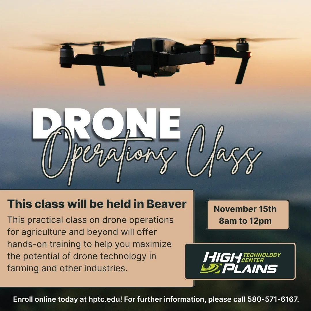 🚀 Take Your Skills to New Heights!

Please note that the Drone Operations class in Beaver has been rescheduled from October 25th to November 15th, 8 AM to 12 PM. This practical class on drone operations for agriculture and beyond will provide hands-