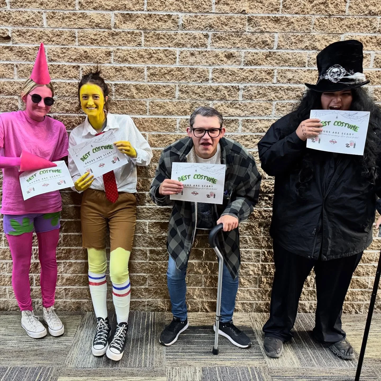 So many great costumes today as students dressed up for Red Ribbon Week! 🎃
We also welcomed Mark Woodward with the Oklahoma Bureau of Narcotics, who spoke to students about the dangers of drug use and making healthy choices.

👏 Congratulations to o
