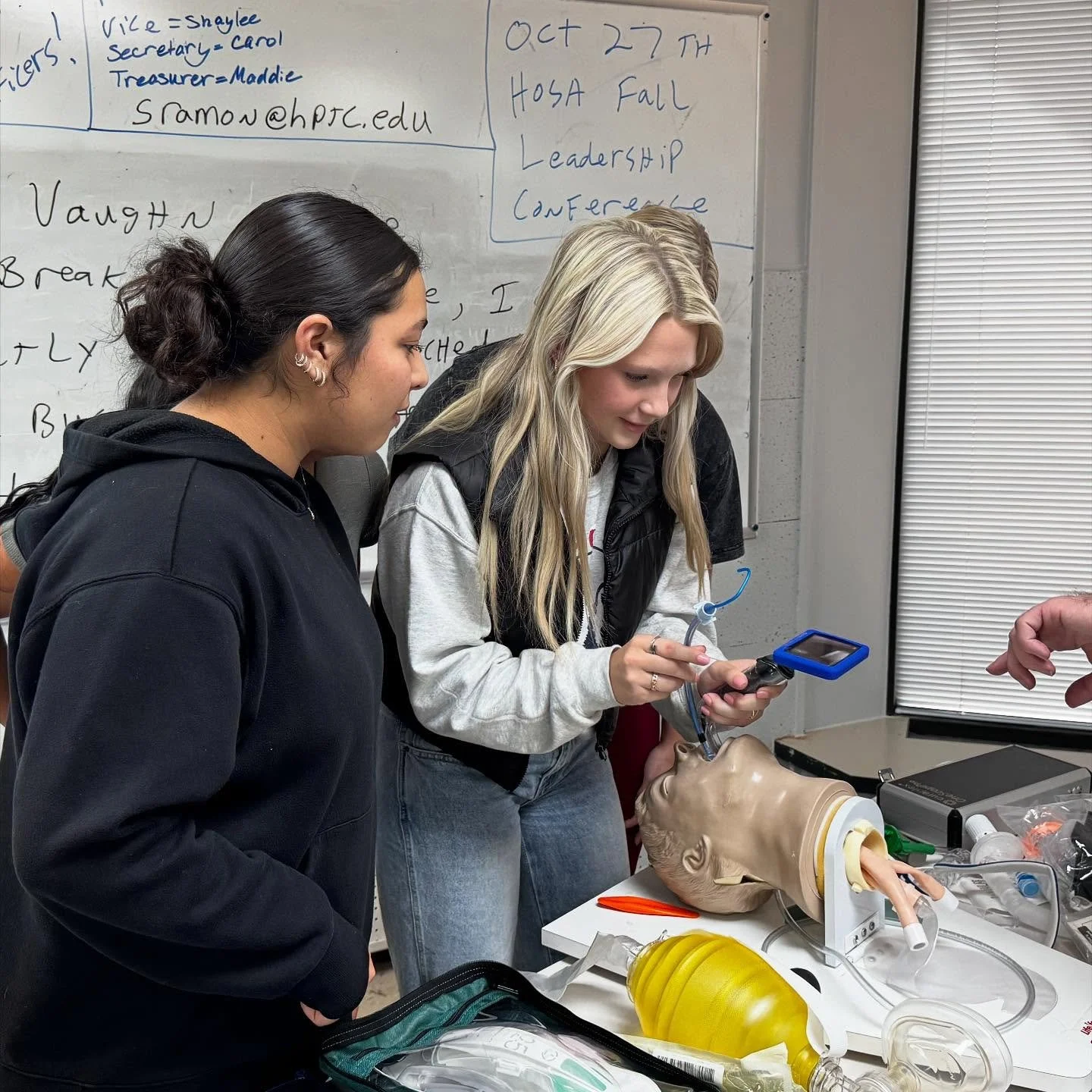 Health Careers &ndash; Beaver County
A huge thank-you to Beaver County EMS for giving our Health Careers students valuable hands-on experience! Students practiced taking blood pressure and learned intubation techniques under the guidance of EMS profe