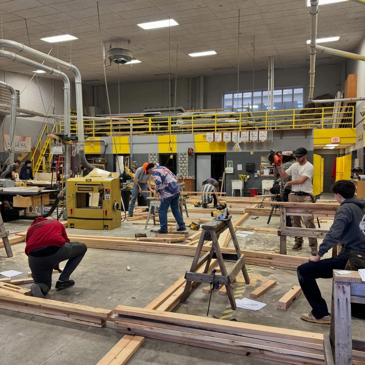 Today, HPTC Construction students participated in an in-house construction competition to qualify for the upcoming SkillsUSA Regional Competition.

Students competed in two categories&mdash;Carpentry and Cabinet Making&mdash;demonstrating precision, 