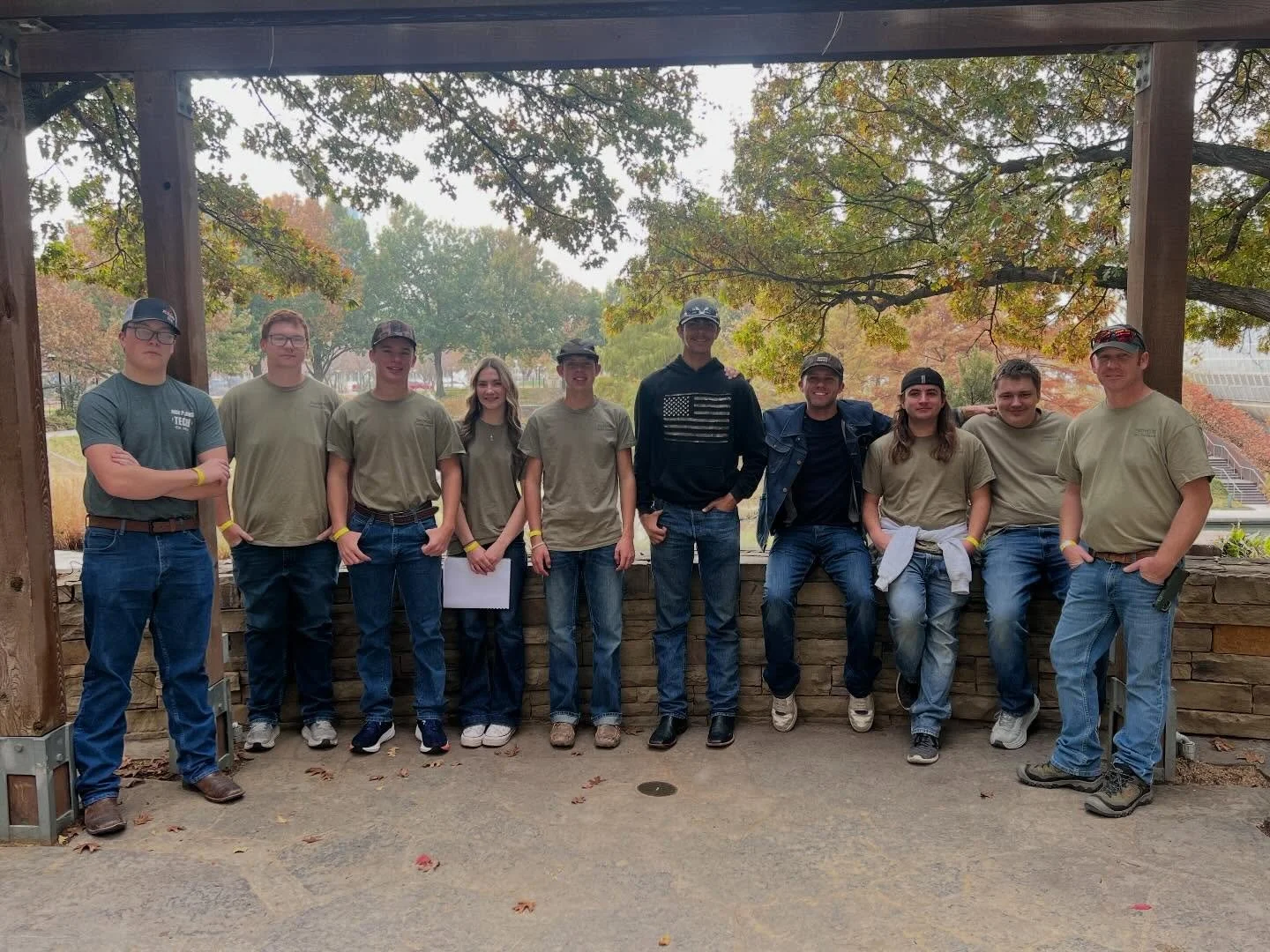 Construction program leadership in action! 🏗️
Our Construction class officers recently took a field trip to Oklahoma City, where they sharpened teamwork and problem-solving skills during a fun scavenger hunt&mdash;culminating in a tour of the OKC Na