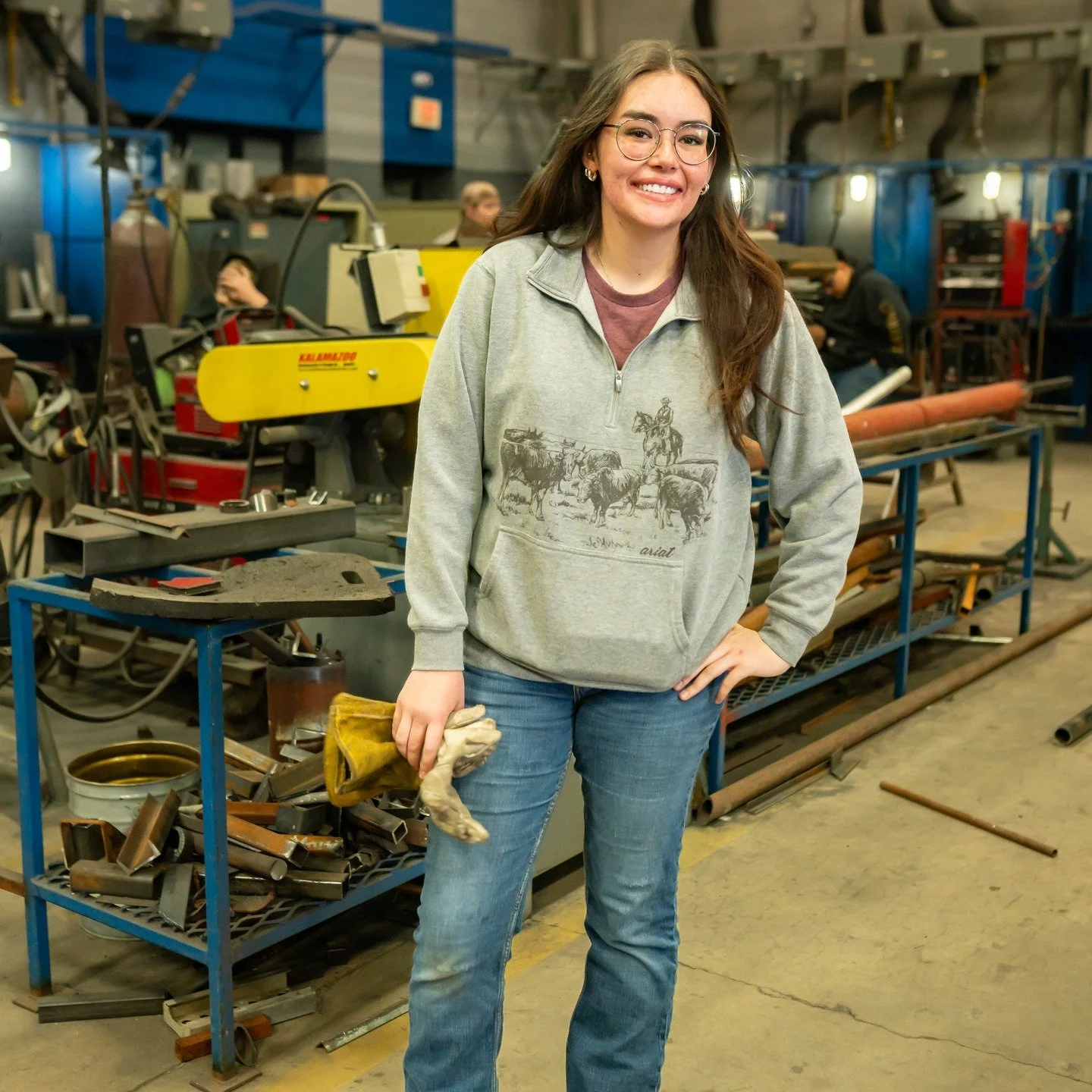 ✨ Adult Student Spotlight: Emma Nowlin ✨

Emma Nowlin is an adult student in the HPTC Welding Program who moved to Woodward to help her dad open the local Domino&rsquo;s franchise. Knowing the traditional college path wasn&rsquo;t the right fit, Emma