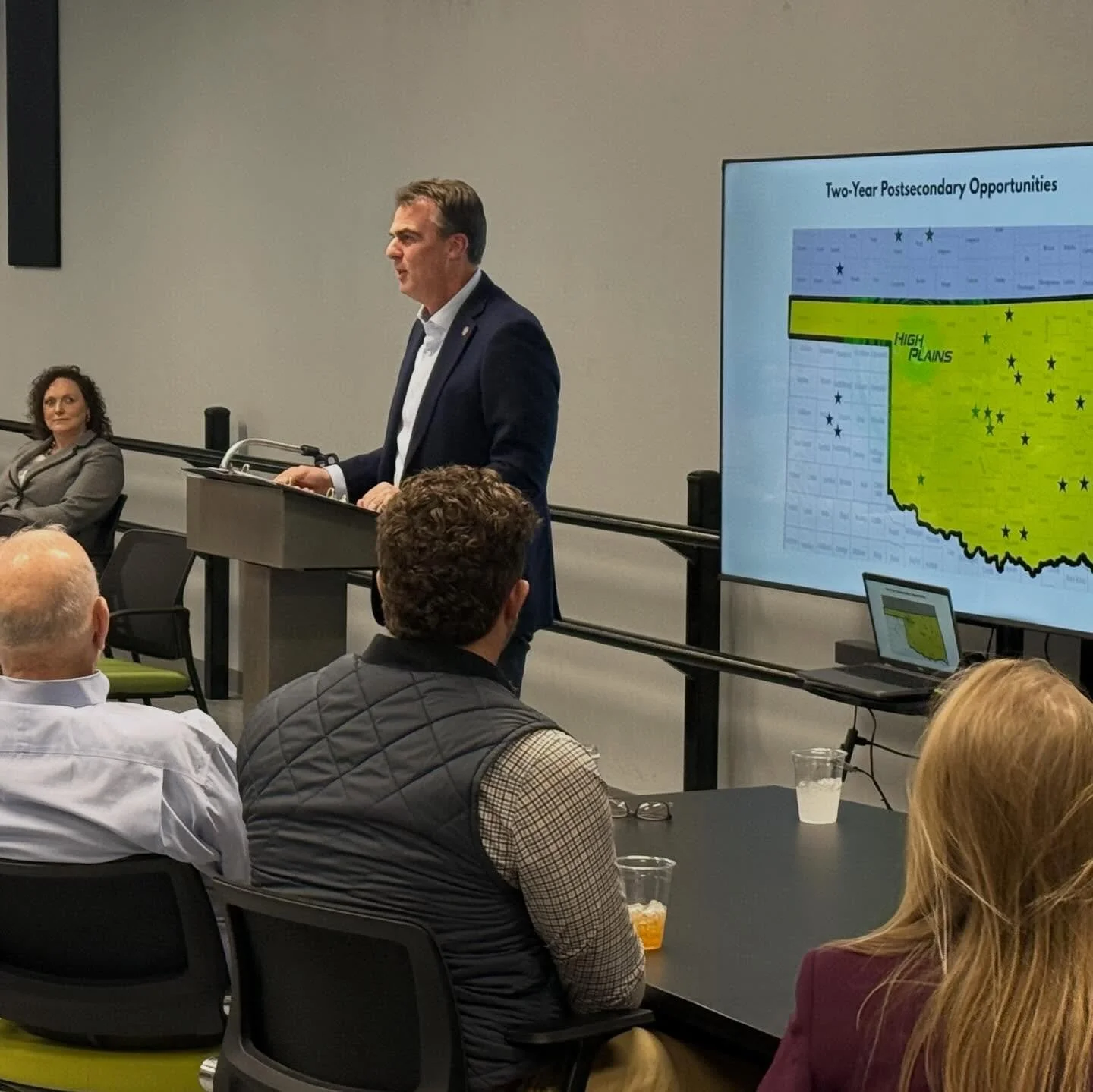 Today, we had the honor of hosting Governor Kevin Stitt at the HPTC campus for the kickoff of his 77-county tour.

During his visit, we were proud to showcase our campus, highlight the incredible work our students are doing, and share the meaningful 