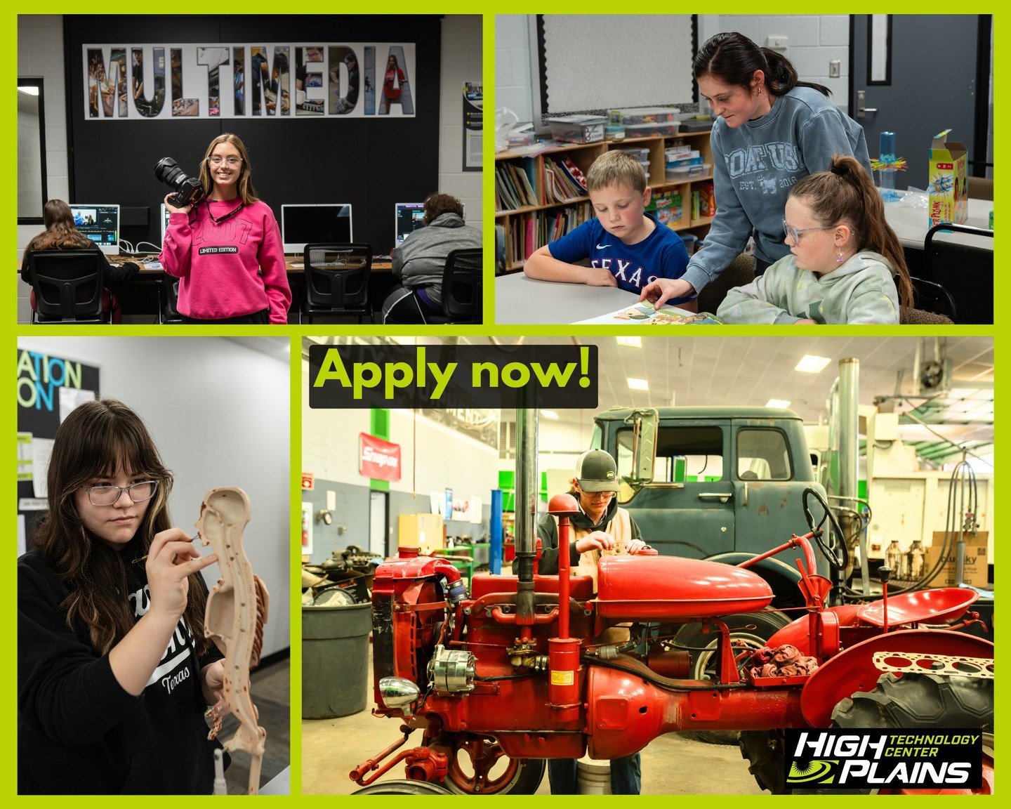 Applications are now OPEN for the 2026&ndash;2027 school year! ✨

Sophomores and juniors&mdash;now is the time to apply and begin preparing for your future career with High Plains Technology Center. These programs are offered during a student&rsquo;s