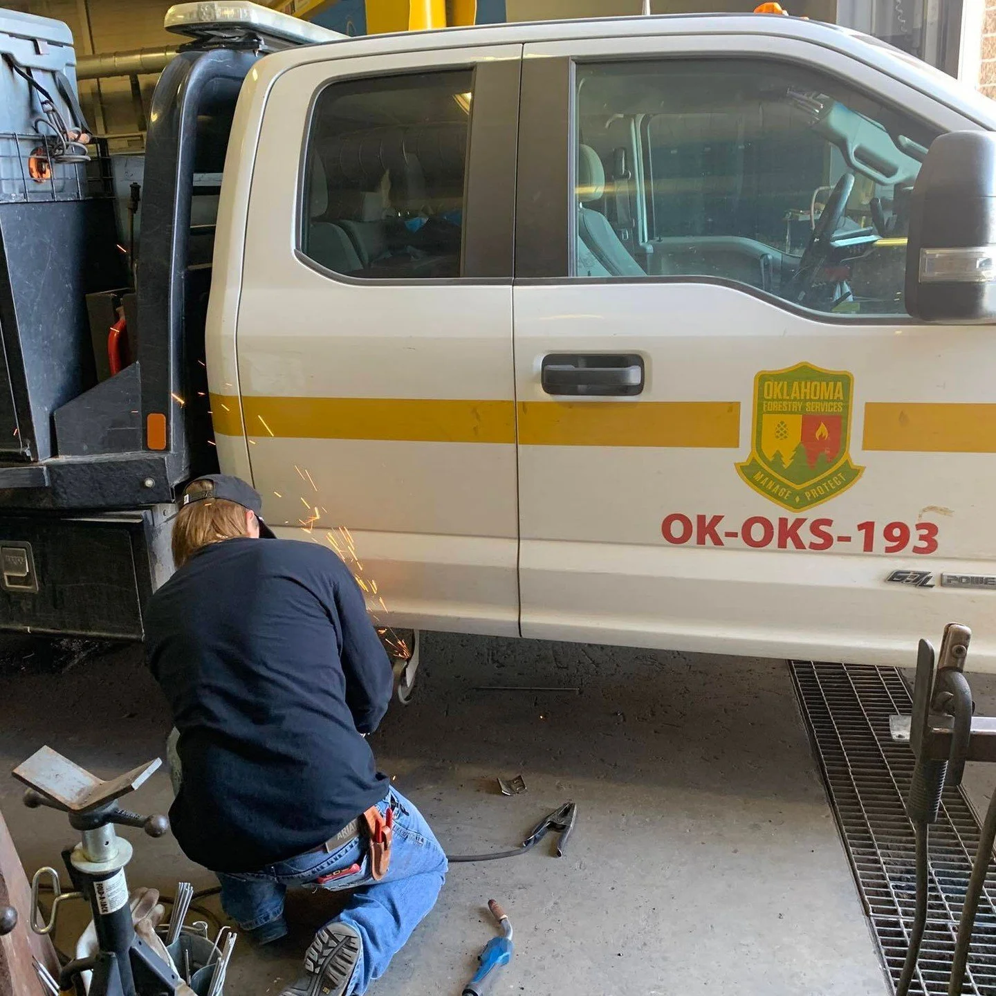 HPTC Welding students Mitchell Roberts and Kasey Dunkin recently put their welding skills to work by repairing a step for the Oklahoma Forestry Service. Opportunities like this give students real-world experience while serving our community.