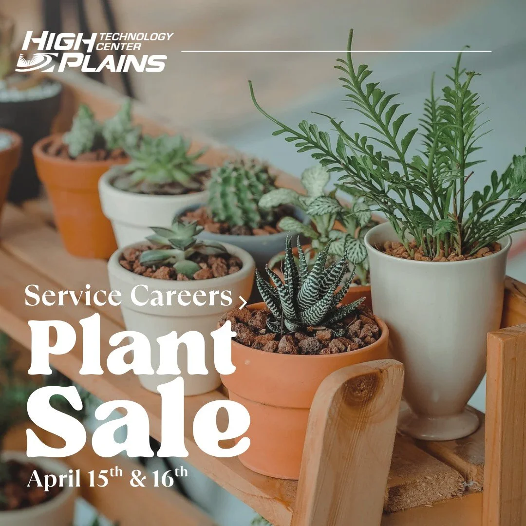 🌱 Save the Date! 🌱

Mark your calendar for the HPTC Service Careers Plant Sale in Woodward on April 15&ndash;16! Our Service Careers students have been working hard all year and are looking forward to sharing the results of their dedication with th