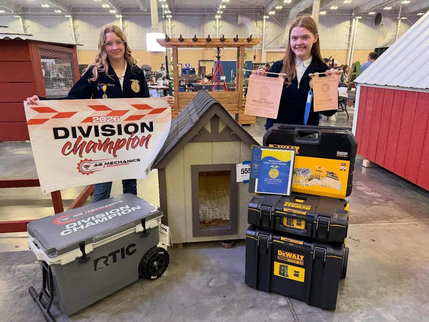 Congratulations to our students who placed at the Ag Mechanics Show at OYE last week! 🏆👏 We are proud of your hard work, craftsmanship, and dedication.

Placings include:
&bull; Wildlife (Deer Feeder) &ndash; 2nd Place: Max Clyden, Micaiah Hawbaker