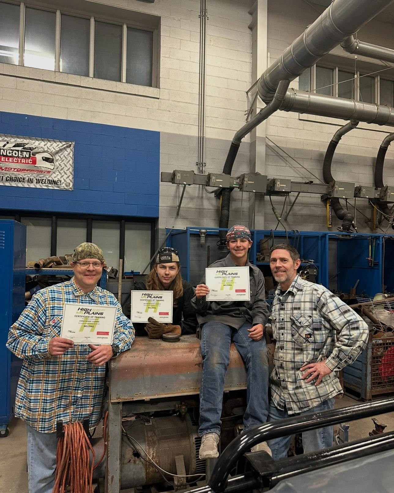 Congratulations to our evening Welding students for successfully completing 60 hours of hands-on training! 🔧🔥