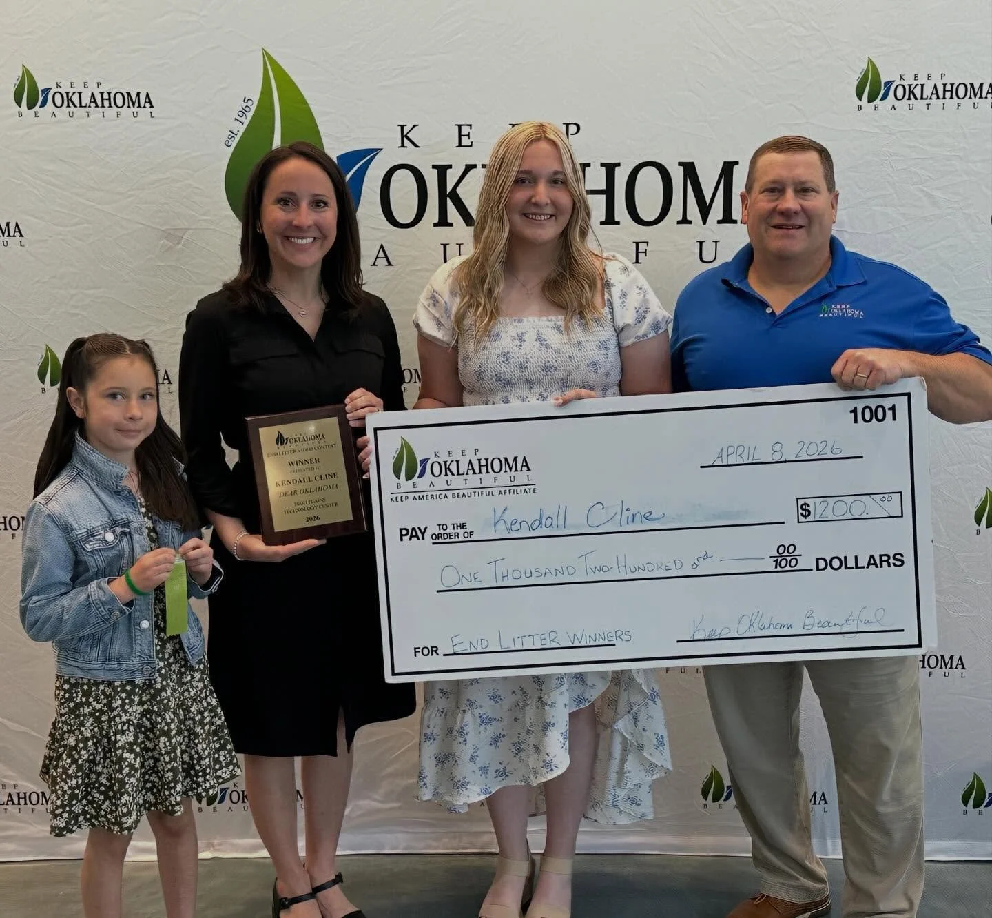 HPTC is proud to recognize Kendall Cline, a Beaver county multimedia student, for her outstanding achievement in the Keep Oklahoma Beautiful &ndash; End Litter Video Competition! 🎉

Kendall was originally named a finalist and has now gone on to earn