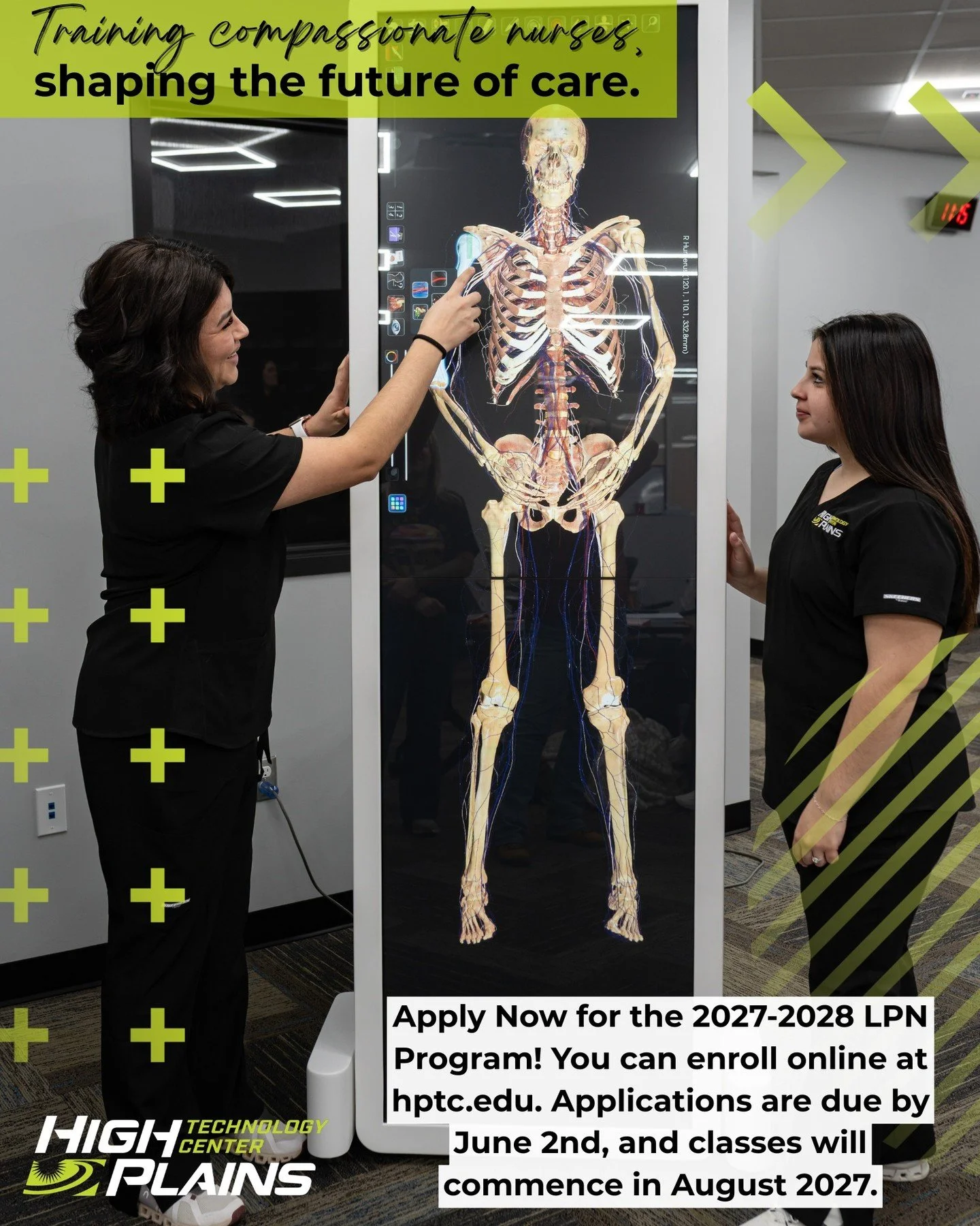 🚨 Now Accepting Applications &ndash; LPN Program! 🚨

Ready to start a rewarding career in healthcare? High Plains Technology Center&rsquo;s Practical Nursing (LPN) Program is your pathway to becoming a licensed nurse through hands-on training, clin