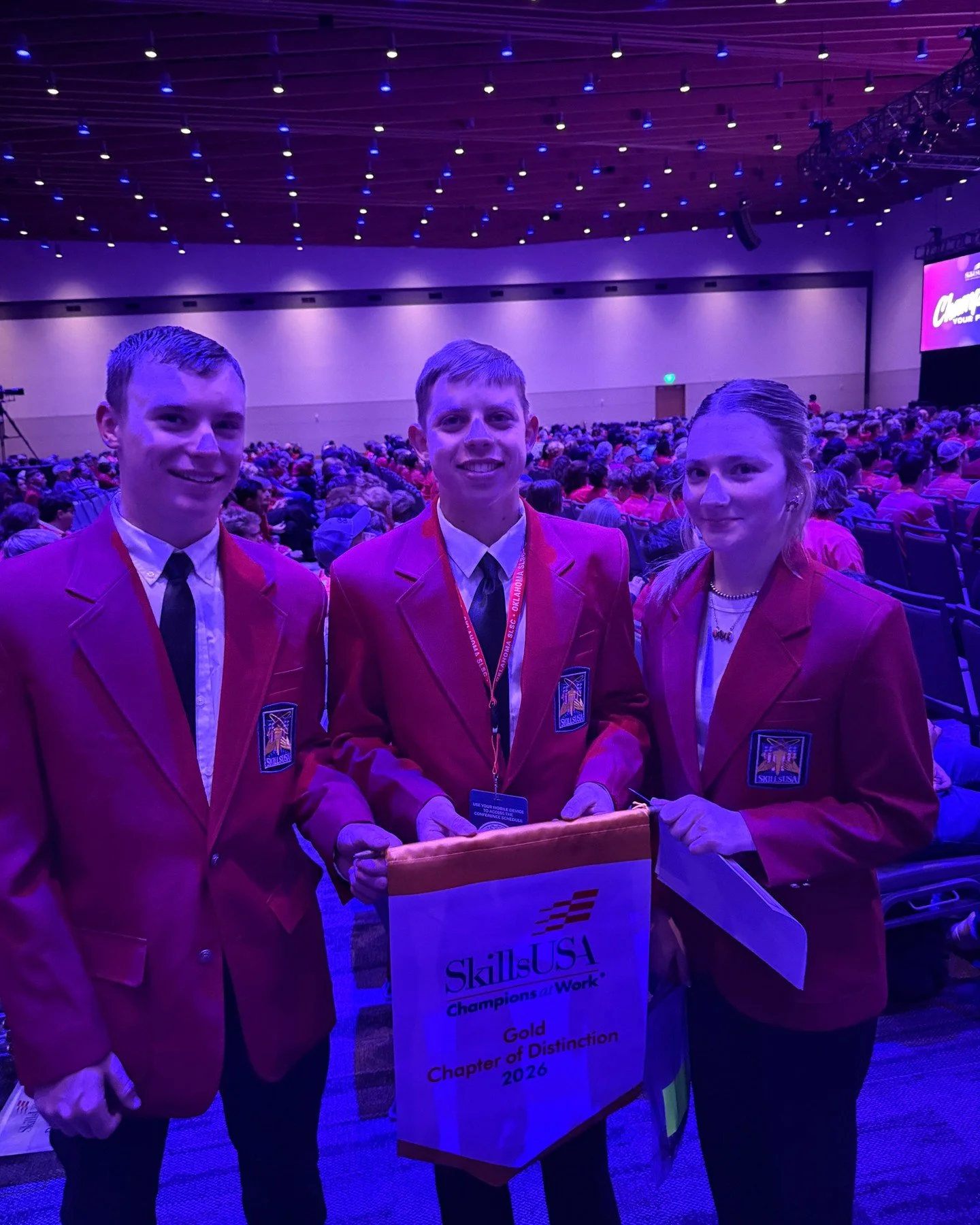 Congrats to the HPTC Construction program on receiving the Chapter of Excellence Gold medal!