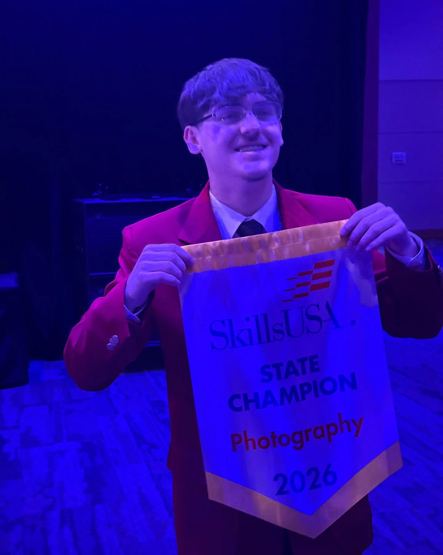 Congratulations to Tristan Haws on earning 1st Place in Photography at the SkillsUSA State Conference&mdash;next stop, Nationals! 📸