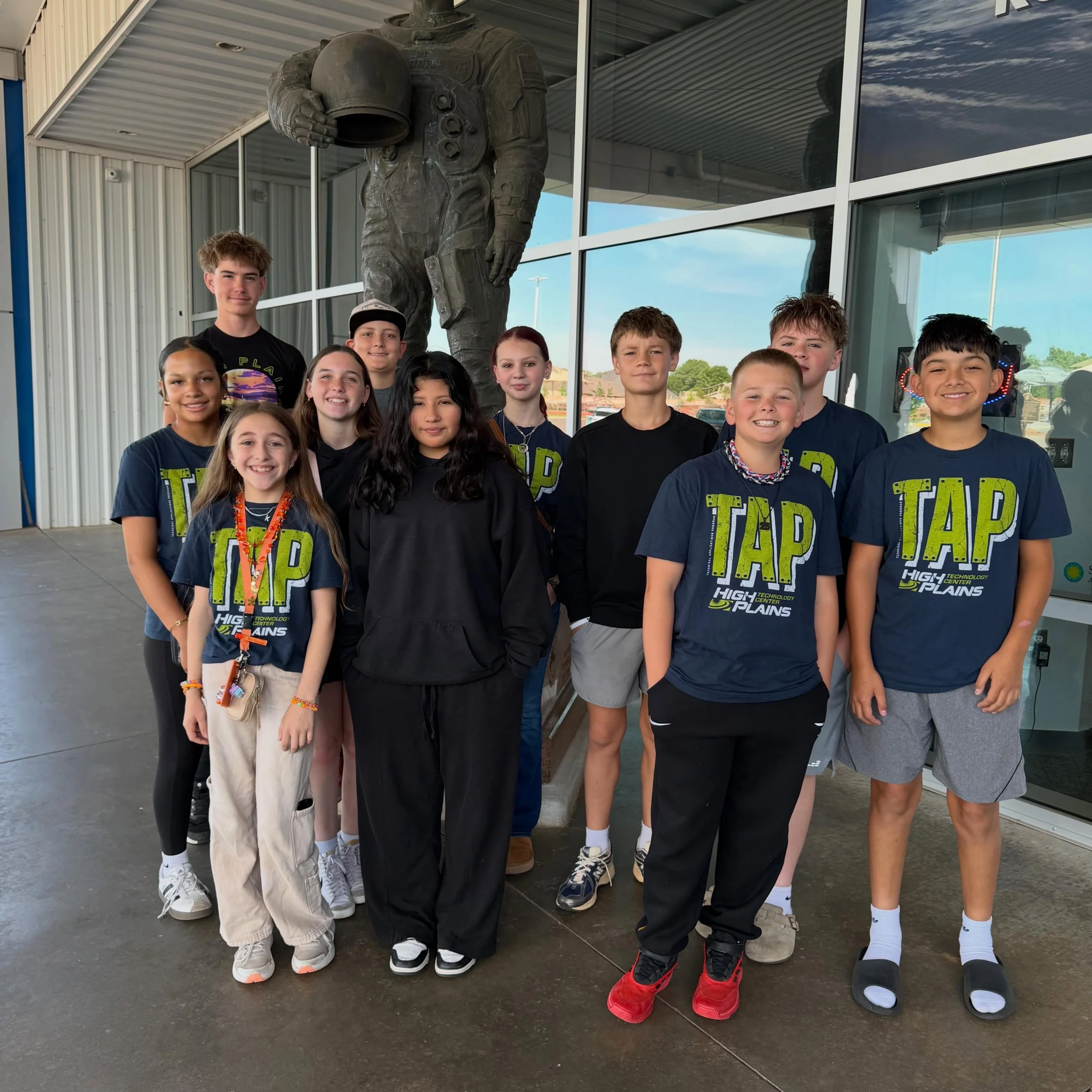 Our TAP officers recently wrapped up the year with a leadership trip to the Stafford Air &amp; Space Museum in Weatherford! 🚀
Students had the opportunity to explore aviation and space history while celebrating a great year of leadership, growth, an