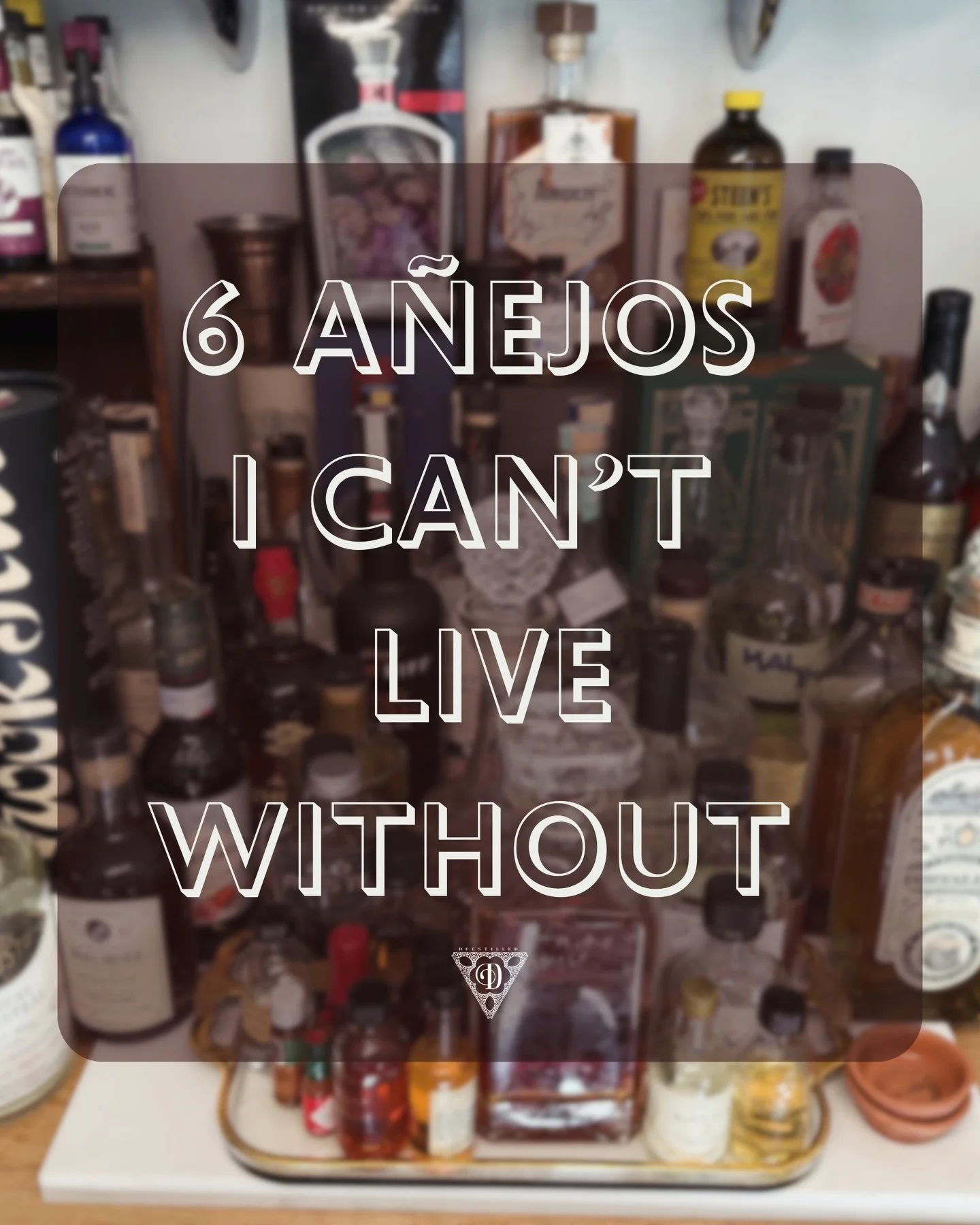 Some A&ntilde;ejos that&rsquo;ll never leave my bar 🧡

That last one though&hellip; IYKYK 🤤