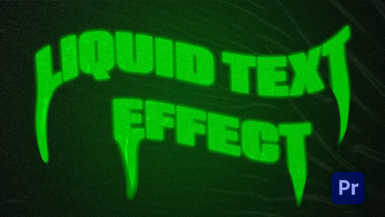 CRAZY LIQUID EFFECTS TO TEXT