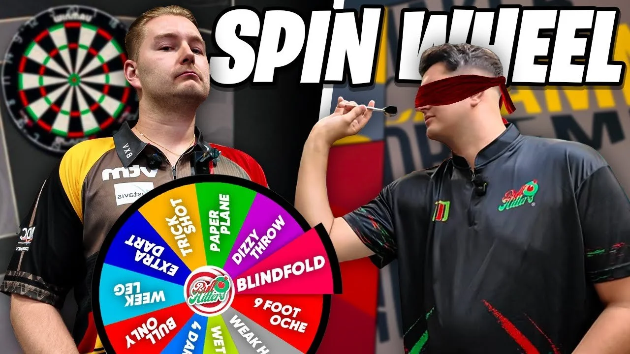 The Darts WHEEL OF CHAOS FT. Dimitri Van Den Bergh